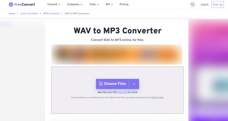 FreeConvert で MP3 形式に変換する方法